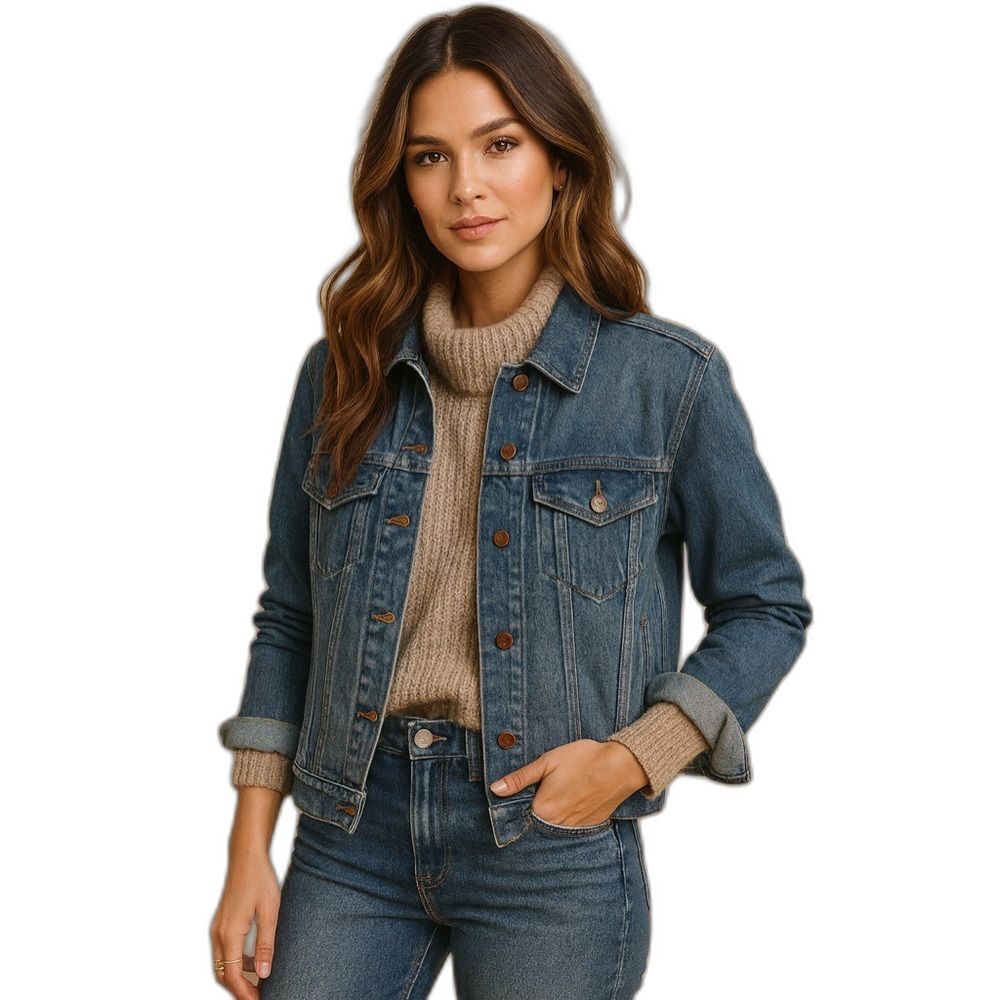Madewell NWT Button Front Denim Jacket Size XS in Charleston Wash in Classic Fit